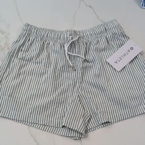 Athleta Midday Striped Shorts